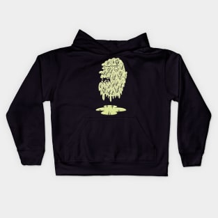 Oozing Zombie Head Kids Hoodie